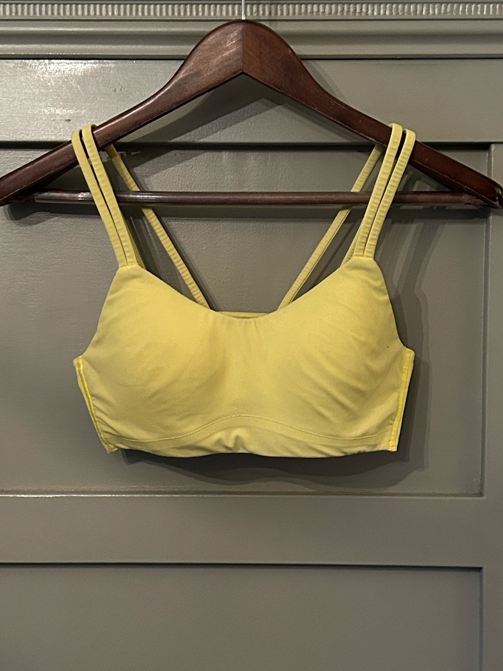 Lululemon Like a Cloud Bra Light Support B/C Cup Yellow Size 6
